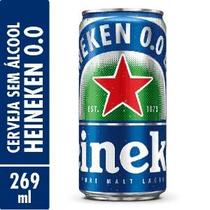 Cerveja Heineken 0,0 Lata 269ml C 8 Descartável Pacote