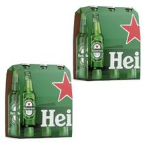 Cerveja Heineken Lager Long Neck 330Ml - 12 Unidades