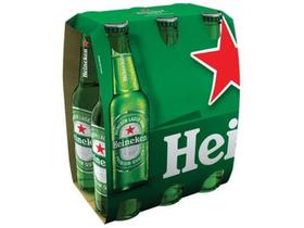 Cerveja Heineken premium garrafa 6 long neck 330ml