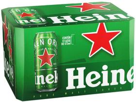 Cerveja Heineken Puro Malte Lager 12 Unidades - Lata 473ml