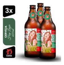 Cerveja Hop Lager Dama Bier 600ml Kit 3 Unidades Cerveja Hop Lager Dama Bier 600ml Kit 3 Unidades