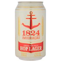 Cerveja Imigração 1824 Hop Lager Puro Malte Lata 350ml Cerveja Imigração 1824 Hop Lager Puro Malte Lata 350ml