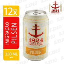 Cerveja Imigracao 1824 Pilsen lata 350ml pack c/12un