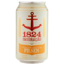 Cerveja Imigração 1824 Pilsen Puro Malte Lata 350ml Cerveja Imigração 1824 Pilsen Puro Malte Lata 350ml