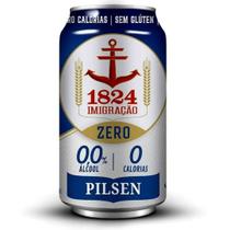 Cerveja Imigração 1824 pilsen Sem Álcool e sem Glúten 350mL Cerveja Imigração 1824 pilsen Sem Álcool e sem Glúten 350mL