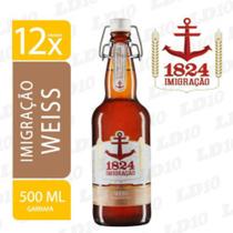 Cerveja Imigracao 1824 weiss 500 ml pack com 12un