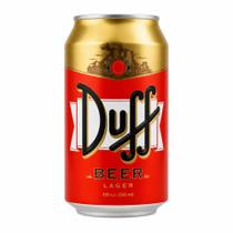 Cerveja Importada Lager Duff Beer Homer Simpson Lata 330ml Cerveja Importada Lager Duff Beer Homer Simpson Lata 330ml