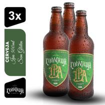 Cerveja Ipa Cervejaria Louvada 500ml Kit 3 unidades Sem Glúten