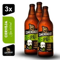 Cerveja IPA Comendador 600ml Kit 3 unidades Cerveja IPA Comendador 600ml Kit 3 unidades