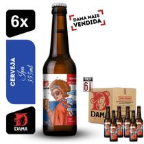Cerveja IPA Dama Bier 355ml Kit 6 unidades