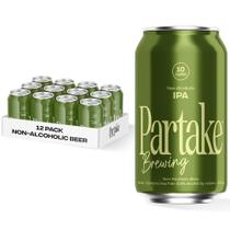 Cerveja IPA sem álcool Partake 12 unidades 355 ml em lata
