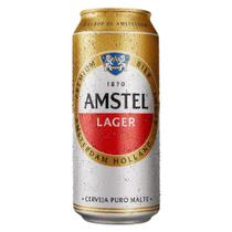 Cerveja Lager Puro Malte Amstel Lata 473ml