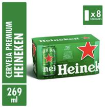 Cerveja Lata 269ml 8un Heineken