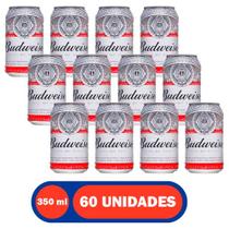 Cerveja Lata 350 ml 60 Unidades Budweiser