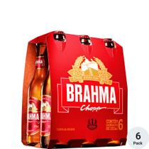 Cerveja long neck brahma chopp - 275ml / 6 unidades