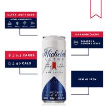 Cerveja Michelob Ultra Lata 350ml Pack Com 8 Unidades
