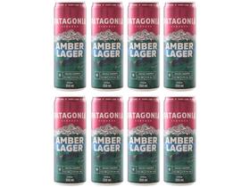 Cerveja Patagônia Amber Lager 8 Unidades - 350ml