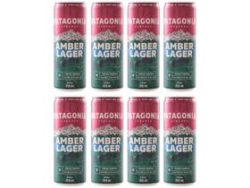 Cerveja Patagônia Amber Lager 8 Unidades - 350ml