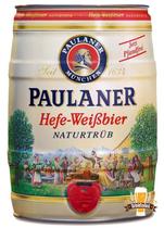 Cerveja Paulaner Hefe Weissbier Naturtrub Barril 5 Litros