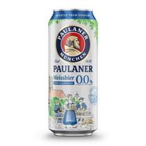 Cerveja PAULANER Weissbier 0,0% Álcool Lata 500ml