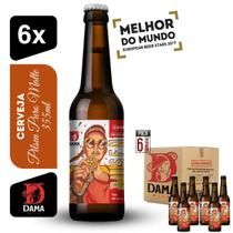 Cerveja Pilsen Puro Malte Dama Bier 355ml Kit 6 unidades Cerveja Pilsen Puro Malte Dama Bier 355ml Kit 6 unidades