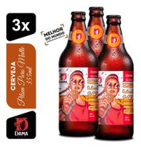 Cerveja Pilsen Puro Malte Dama Bier 600ml Kit 3 Un Cerveja Pilsen Puro Malte Dama Bier 600ml Kit 3 Un