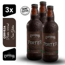 Cerveja Porter Cervejaria Louvada 500ml Kit 3 unidades Sem Glúten Cerveja Porter Cervejaria Louvada 500ml Kit 3 unidades Sem Glúten