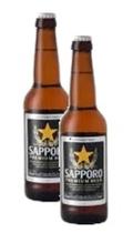 Cerveja Premium Sapporo Long Neck 355ml Kit 2 - Japão