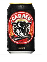 Cerveja preta Caracu Latinha de 350ml Kit Com 24 Unidades