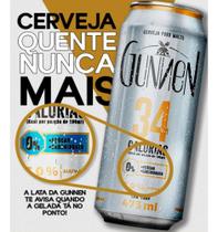 Cerveja Puro Malte Gunnen Zero Low Carb 473ML