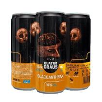 Cerveja Quatro Graus Black Anthrax 2024 Base Lata 310ml
