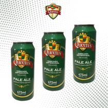 Cerveja Queens Pale Ale 473 ml - Kit com 3 latas