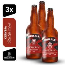 Cerveja Red Ale Berggren 500ml Kit 3 unidades Cerveja Red Ale Berggren 500ml Kit 3 unidades