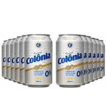 Cerveja Sem Álcool Pilsen Colônia - Lata 350Ml - 12 Un