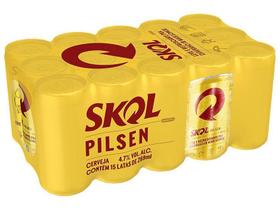 Cerveja Skol Pilsen Lager 15 Unidades 269ml