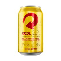 Cerveja Skol Pilsen Lata 350ml Cerveja Skol Pilsen Lata 350ml