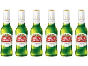 Cerveja Stella Artois Lager 6 Unidades - Long Neck 330ml Cerveja Stella Artois Lager 6 Unidades - Long Neck 330ml
