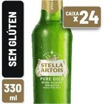 Cerveja Stella Artois Pure Gold Long Neck 330ml Caixa C 24 Un Cerveja Stella Artois Pure Gold Long Neck 330ml Caixa C 24 Un