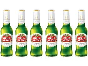 Cerveja Stella Artois Puro Malte - Premium American Lager 6 Unidades Long Neck 330ml Cerveja Stella Artois Puro Malte - Premium American Lager 6 Unidades Long Neck 330ml