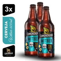 Cerveja Witbier Comendador 600ml Kit 3 unidades Cerveja Witbier Comendador 600ml Kit 3 unidades