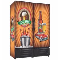 Cervejeira 2 Portas Cegas RF019 Premium Frilux