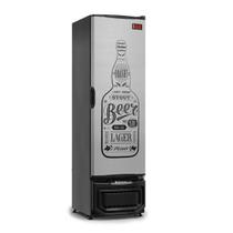 Cervejeira 228 litros Frost Free Porta Cega GCB-23 E GW Gelopar Inox 220v