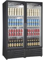 Cervejeira Dupla Vertical Portas De Vidro Rf018 Frilux 220V