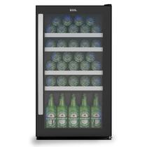 Cervejeira EOS Bierhaus 98 Litros Frost Free Compressor Porta de Vidro e Puxador em Inox ECE101 110V