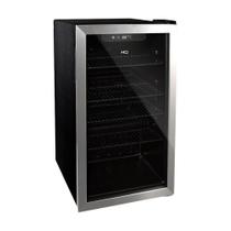 Cervejeira Expositor Vertical HQ Vidro Duplo 100 Litros Inox HQ-100CEVPV 110V