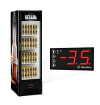 Cervejeira Expositor Vertical Metalfrio Porta Vidro 324 Litros VN28RP 127V Cerveja Gelada Optima Cervejeira Expositor Vertical Metalfrio Porta Vidro 324 Litros VN28RP 127V Cerveja Gelada Optima