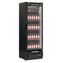 Cervejeira GCB-50 V PR 450L Porta de vidro duplo temperado Frost Free c/ led Fechamento Automático Gelopar