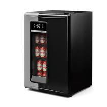 Cervejeira GRB-100 PR 95L Porta em Vidro Duplo Temperado Frost Free c/Led - Condensador Estático e Gás Ecológico Gelopar
