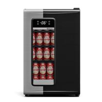 Cervejeira Grb-100 Preto 95 Litros Porta Vidro 127V - Gelopar