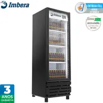 Cervejeira Imbera 522L Porta de Vidro Preta CCV355